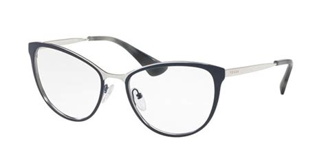 Prada PR 55TV U6R1O1 Eyeglasses in Silver 